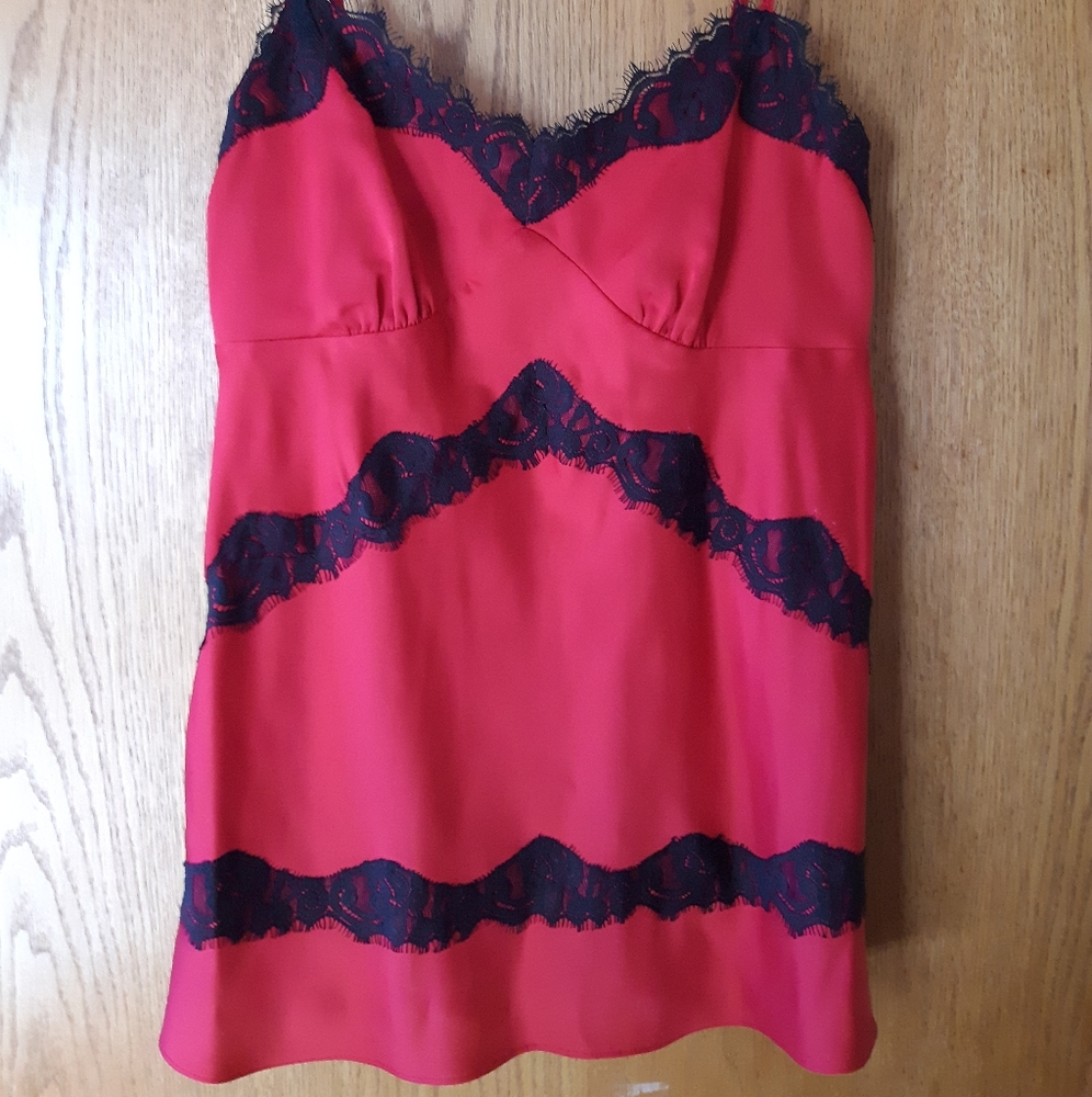 Fancy Red Camisole Top